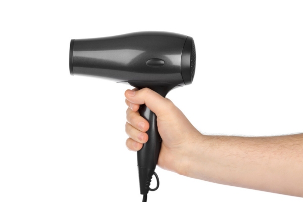 hair dryer for thawing frozen AC coil