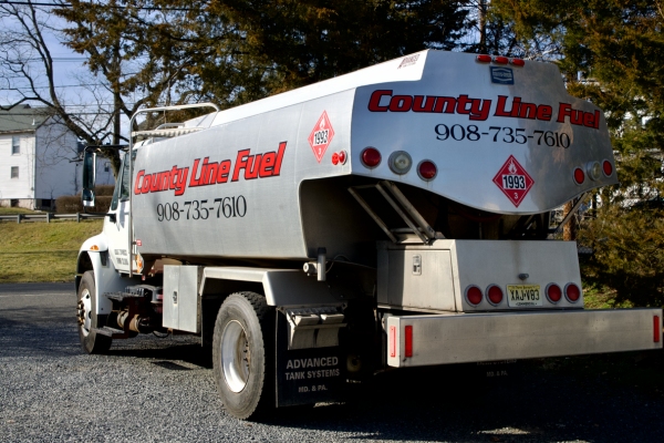 County Line Fuel oil delivery truck