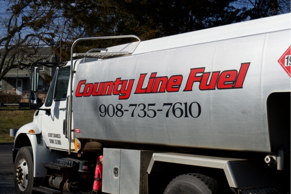 County Line Fuel heating oil delivery truck