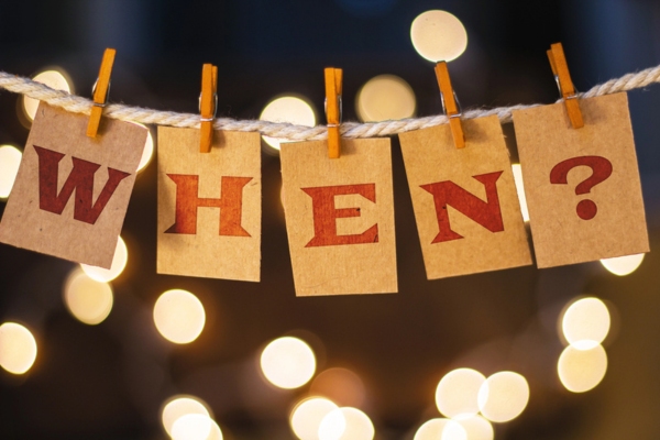 WHEN written on a kraft paper and clipped on a thin rope depicting replacement of heating oil tank