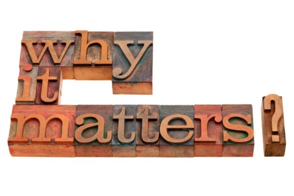 why it matters spelled using wooden letterpress depicting heating efficiency standards