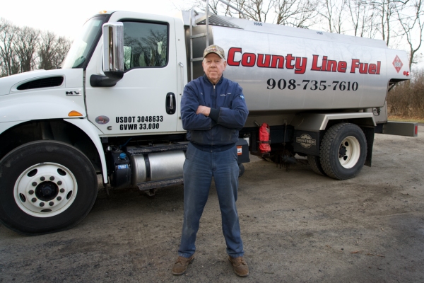 County Line Fuel Heating Oil Expert and delivery truck