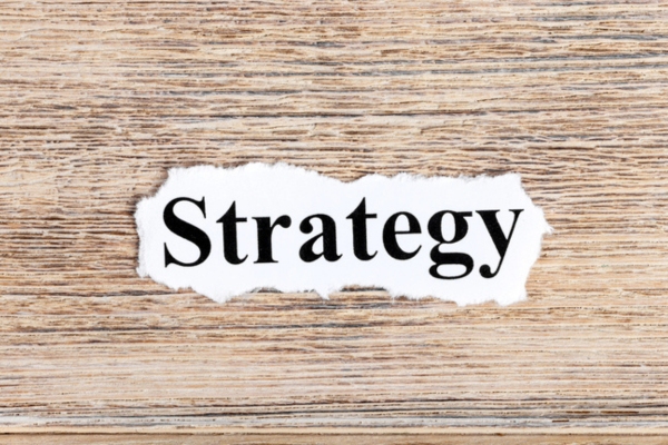 strategy text on torn paper depicting storing home heating oil