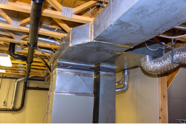 HVAC duct system at home