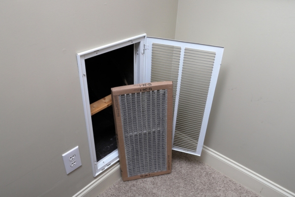 replacing HVAC air filter