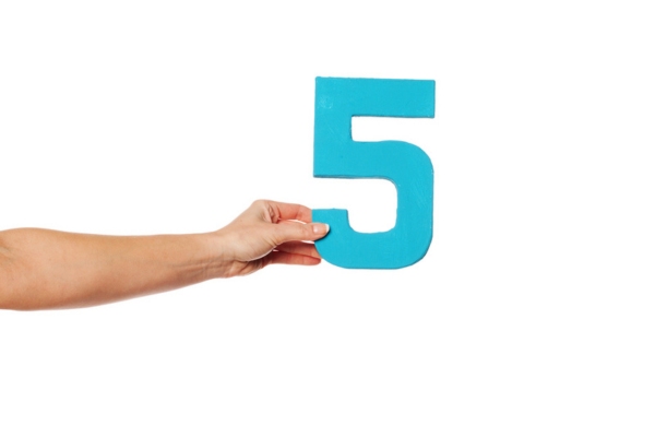 hand holding 3D number 5 depicting Practical Solutions for Lasting Comfort