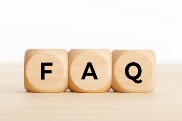 FAQ spelled using wooden letter cubes depicting questions About Furnace Troubleshooting