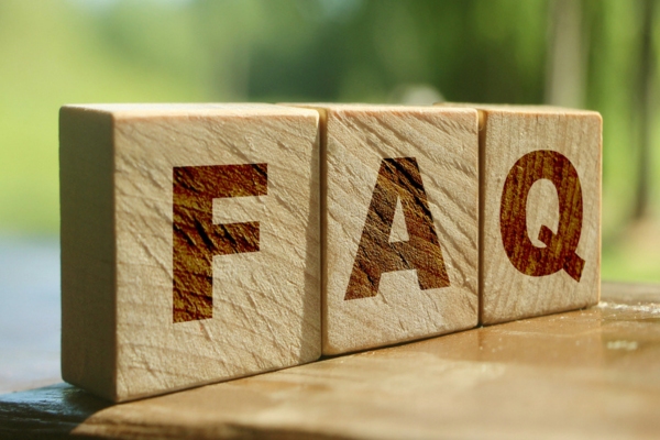 FAQ spelled using wooden letter cubes depicting questions about Heating Oil Myths