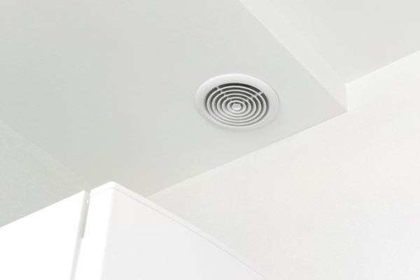 home air ventilation on the ceiling