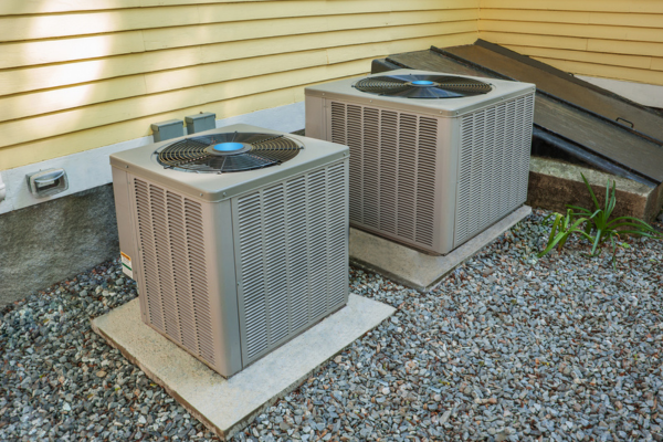 air conditioner units outside the house